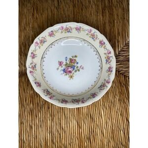 Vintage Gold Castle Hostess 8 3/4"  Serving Bowl Bowl Made In Japan
